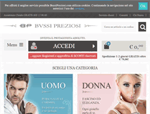 Tablet Screenshot of bussipreziosi.com